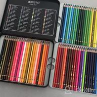 img 1 attached to Premium Artisto Colored Pencils Set Of 72 With Soft Core Leads, Blendable And Vibrant Colors, Ideal For Novice And Expert Artists review by Thong Pilla
