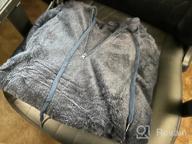 img 1 attached to Kisscynest Women'S 1/4 Zip Up Oversized Fleece Hoodie Fuzzy Sherpa Sweatshirt Pullover review by Jane Burns