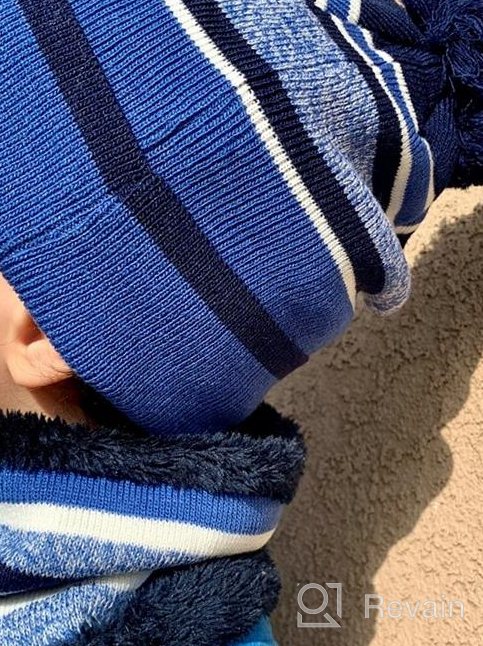 img 1 attached to 🧣 Winter Beanie Thermal Fleece Toddler Boys' Accessories: Warm Essentials for Cold Weather! review by Nathan Guzman