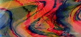 img 5 attached to 🎨 Алишомтлл Цветная гуашевая ткань Шварц арт мраморная ткань Пейзажные тапестрии для комнаты - Мульти, Размер: 70,9 x 92,5 дюйма