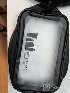 img 1 attached to Translucent Waterproof Cosmetic Toiletry Bags - Set Of 3 For Women And Men | Travel Organizer For Accessories And Toiletries By MAGEFY review by Daniel Anderson