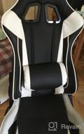img 1 attached to Computer chair Everprof Lotus S6 gaming, upholstery: imitation leather, color: black/white review by Agata Strzalek ᠌