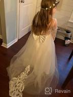 img 1 attached to Stunning Flower Girl Junior Bridesmaid Dresses for Unforgettable Wedding Moments review by Kayla Schmidt