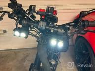 img 1 attached to Upgrade Your Motorcycle Lighting With CIIHON LED Driving Lights - 120W, 12000LM, 2PC Set review by Tony Miller