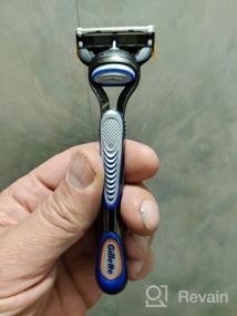 img 6 attached to 🪒 Ultimate Shaving Kit: Gillette Fusion5 Reusable Razor with 11 Cassettes and 5 Friction-Reducing Blades - Precision Trimmer for Beard & Mustache