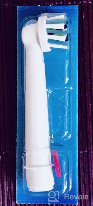img 1 attached to 💡 4 Pack of Oral-B Cross Action Electric Toothbrush Replacement Brush Heads review by Abhi Abzz ᠌