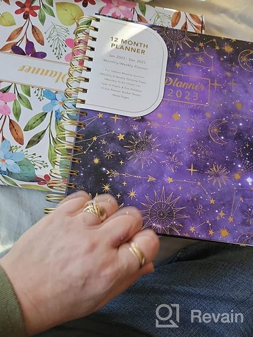 img 1 attached to 2023 Hardcover Planner - 12 Month Agenda W/ Stickers, Tabs & Laminated Dividers For Women | Jan-Dec review by Jeff Wieczorek