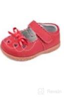 img 1 attached to Femizee Fashion Leather Flats: The Perfect School Uniform Shoes for Toddler Girls review by Amanda Dunn