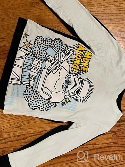 img 1 attached to Boys' Long-Sleeve Disney Star Wars Marvel T-Shirts by Spotted Zebra review by Haji Anderson