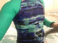 img 1 attached to CharmLeaks Women'S Long Sleeve UPF 50 Sun Protection Striped Rashguard Swim Shirt review by Tatiane White