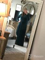 img 1 attached to Stunning Long Sleeve Party Gown With Flowy Empire Waist For Fall And Winter By KOH KOH review by Craig Kimball