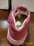 img 1 attached to Wobbly Waddlers Leather Flats for Toddler Girls with Built-in Support review by Jennifer Woodard