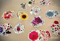img 1 attached to Vibrant Flower Stickers: Waterproof, Vinyl Decals For Laptops, Skateboards, And More - 200 Pack Of Cute Designs For Kids, Teens, And Adults review by Ben Alvarez