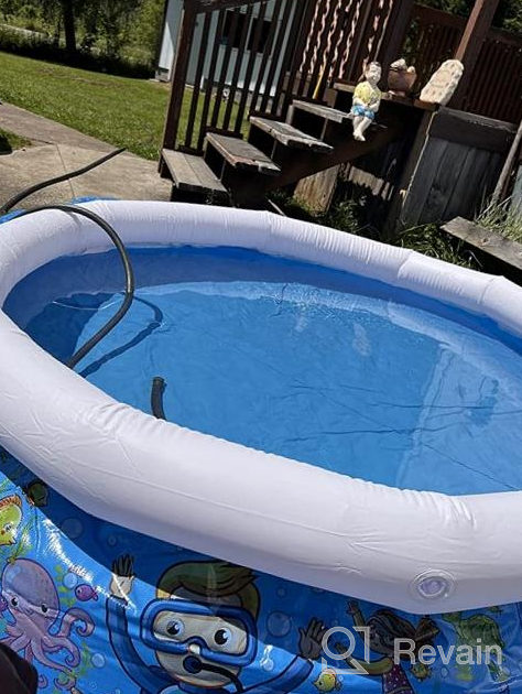 img 1 attached to Summer Fun For Kids And Adults With Jasonwell Durable Inflatable Kiddie Pool - Perfect For Garden And Backyard! review by John Beltran