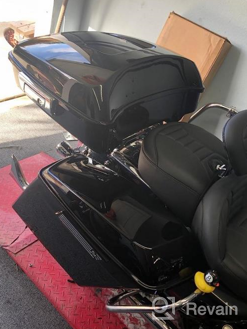 img 1 attached to TCMT Chopped Tour Pack Trunk Backrest Rack Fits For Harley Touring CVO Road King Road Glide Street Glide Electra Glide Ultra Limited Tri Glide 2014-2022 review by Jason Pruett