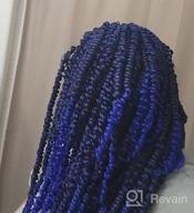 img 1 attached to Get The Perfect Passion Twist With Ubeleco'S Water Wave Crochet Hair In 24 Inches, Pack Of 7 For Women'S Natural Black Bohemian Style: Synthetic Curly Braiding Hair Extensions (1B) review by Catherine Foht