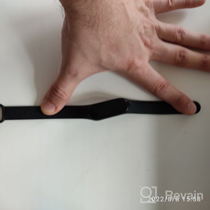 img 3 attached to Silicone Replacement Bands for Xiaomi Mi Band 3/Xiaomi Mi Band 4 - Compatible Wristbands for Men and Women review by Avut Aunpang ᠌