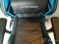 картинка 1 прикреплена к отзыву DXRacer RV131 Black & Blue Racing Series Ergonomic Office Reclining Swivel Video Game Chair – Adjustable Seat for Adults, Teen Gamers, and Streamers от Bhavin Kalant ᠌