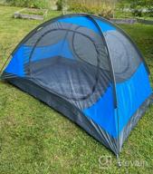 img 1 attached to BISINNA 2-Person Double Layer Backpacking Tent With Two Doors, Lightweight, Waterproof, Easy Setup, Large Space, Ideal For Camping, Hiking, Traveling, And Hunting During 3 Seasons review by Jake Jones