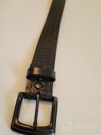 img 1 attached to Basketweave Genuine Leather Utility Uniform Men's Accessories and Belts review by Danierl Temple