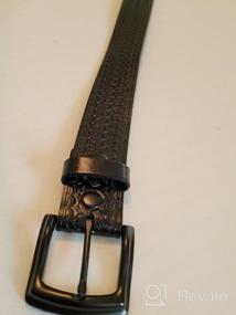 img 5 attached to Basketweave Genuine Leather Utility Uniform Men's Accessories and Belts