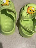 img 1 attached to 🦖 Dinosaur Garden Sandals for Toddler Boys - UBFEN Shoes review by Jason Przystup
