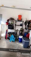 img 1 attached to Golf And Sports Equipment Storage Organizer - Garage Rack With 2 Bag Stands And Multiple Shelves For Efficient Storage - Mythinglogic review by James Bartels