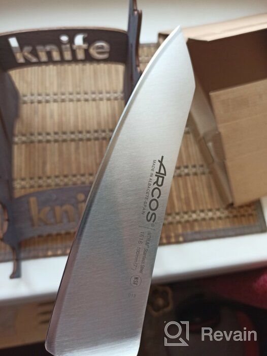 img 2 attached to Arcos Manhattan Santo Knife, 19 cm blade review by Stanislaw Gorka ᠌