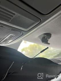 img 5 attached to BOGI Складной солнцезащитный зонт для лобового стекла автомобиля с сумкой для хранения - защищает от ультрафиолетовых лучей и тепла, подходит для большинства транспортных средств (маленьких / больших) - удобный и простой в использовании солнцезащитный козырек