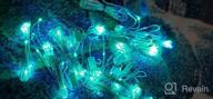 img 1 attached to Rainbow Window Curtain String Lights - 300 LED 8 Modes Waterproof For Party, Christmas, Wedding, Home, Garden, Wall Decoration By Shuangjishan review by Brandy Young