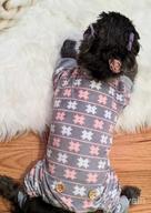 img 1 attached to 🐾 KYEESE Polka Dot Dog Pajamas: Soft & Stretchable Material | Onesie Style Velvet PJs for Small and Medium Dogs review by Maurice Arnold