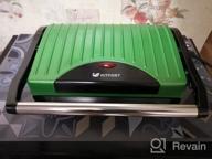 img 1 attached to Sandwich maker Kitfort KT-1609 Panini Maker, red review by Celina Kedzierska