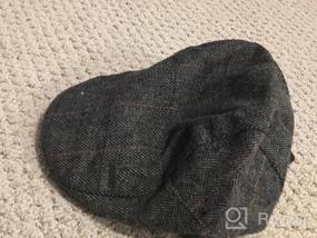 img 5 attached to Мужская классическая плоская кепка Faleto для зимы, весны и осени - кепка Gatsby Newsboy Style для вождения, охоты и повседневной носки