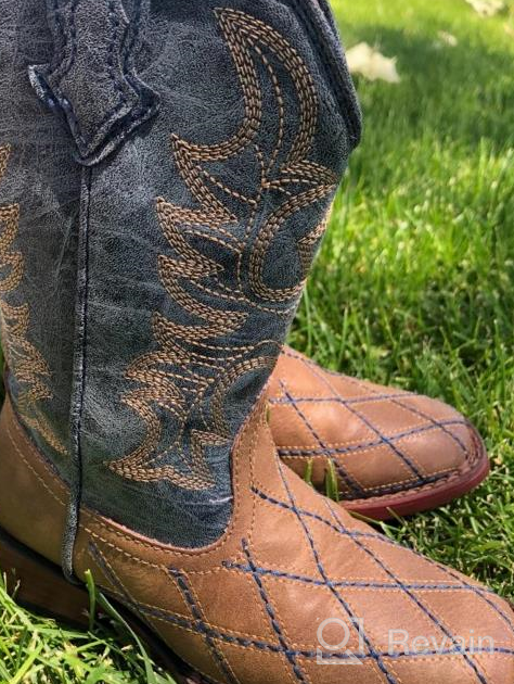 img 1 attached to 👢 Roper Cross Cut Western Boot: Classic Style meets Superior Durability review by David Lamfers