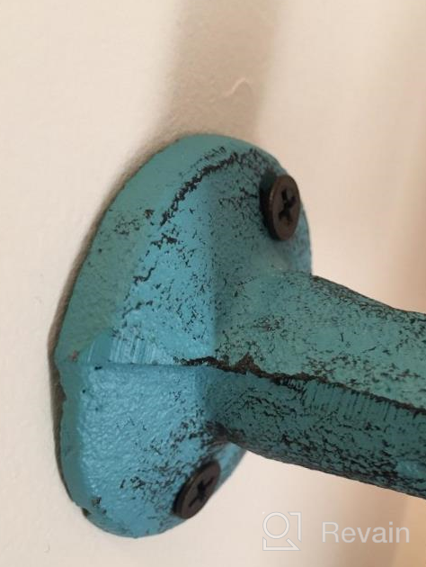картинка 1 прикреплена к отзыву Cast Iron Branch Wall Mounted Hook - Wall Hook For Coat, Jacket, Etc - Wall Mounted Coat Hook - Vintage, Rustic, Decorative - With Screws And Anchors - 5" Long от John Campos