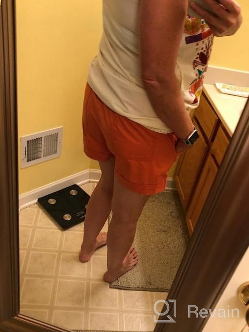 img 1 attached to Comfortable Women'S Shorts With Pockets- Pure Color, Elastic Waist & Drawstring - Perfect For Summer review by Juan White