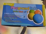 img 1 attached to Official Size Playground Dodgeball Pack With Pump - 8.5-Inch Balls For Handball, Schools, And Camps review by Danny Flores