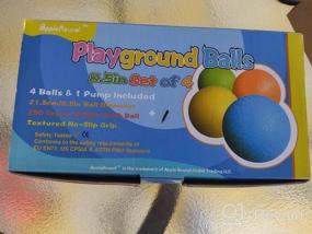 img 6 attached to Official Size Playground Dodgeball Pack With Pump - 8.5-Inch Balls For Handball, Schools, And Camps