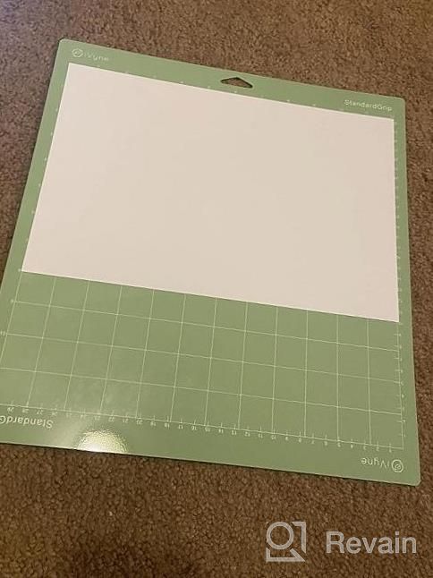 img 1 attached to Maximize Your Cricut Cutting With The Strong Grip IVyne Cutting Mat: 12X12, BPA-Free, Anti-Slip Surface - 3 Pack review by Tyler Vaughn