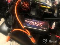 img 1 attached to 2 Pack FCONEGY 6S 22.2V 60C 5500MAh RC Lipo Battery With EC5 Connector For 1/8 & 1/10 RC Cars Trucks Boats review by Jonny Dogruyol