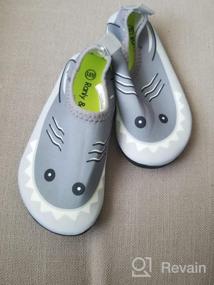 img 8 attached to 👶 Ranly & Smily Toddler Water Shoes: Non-Slip Barefoot Aqua Socks for Kids