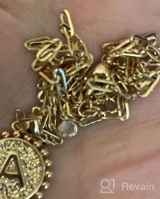 img 8 attached to Стильные многослойные колье-чокеры - позолоченные 14-каратного золота, регулируемые и настраиваемые для женской коллекции украшений