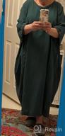 картинка 1 прикреплена к отзыву Celmia Women'S Autumn Solid Loose Long Maxi Dress Cotton Caftan от Brian Warmack