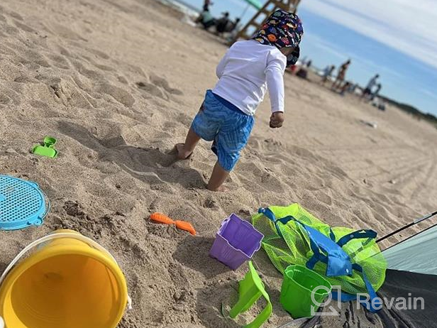 img 1 attached to Stay Protected and Stylish: Introducing RuggedButts 👕 Little Cornflower Sleeve Guard Boys' Clothing and Swimwear review by Jonathan Robertson