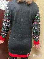 img 1 attached to Cute And Comfy Oversized Christmas Sweater Dress For Women By Glamaker review by Cassie Moore