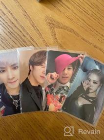 img 8 attached to 100 Pack Star Shape Laser Kpop Clear Sleeves 59X90Mm Idol Photo Cards Protector Shield Cover Baskiss Unsealable Trading Card Sleeves