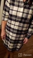 img 1 attached to Goodthreads Women'S Brushed Flannel Long Sleeve Relaxed Fit Popover Shirt Dress For Women review by Justin Miller