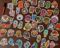 img 1 attached to 50Pcs Zombie Vinyl Sticker Pack For Adults Teens - Water Bottle Skater Kids Decal Set review by Jeff Kersey