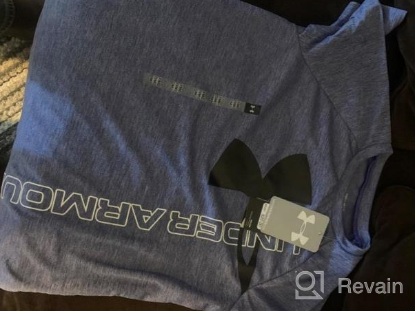 img 1 attached to 👕 Get Active with the Under Armour Boys' Tech Split Logo Hybrid T-Shirt review by Justin Rashid