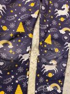 img 1 attached to Slaixiu Leggings Fleece Printing GP777 3P B 130 Girls' Clothing and Leggings review by Liz Wolfe